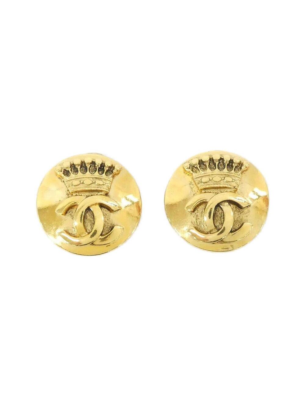 Chanel Clip-On Earrings Gold- #347215C77B